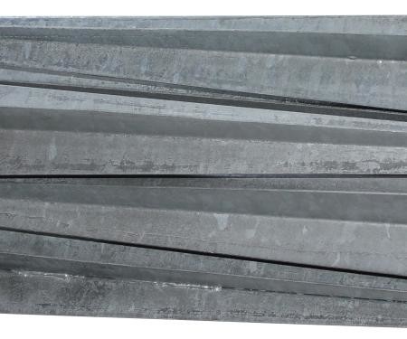 Galvanizált fém oszloptartó (leszúrható/betonozható) 7x7x75 cm