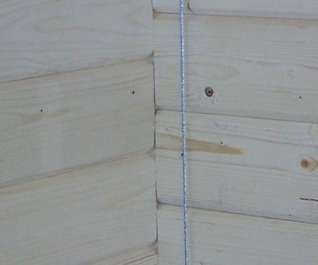 Rögzítőkötél-szett 28-44 mm falvastagságú faházakhoz
