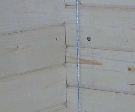 Rögzítőkötél-szett 28-44 mm falvastagságú faházakhoz